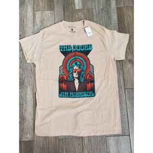 The Doors Jim Morrison Hippie T-shirt Beige Size XXL. Still with tag!